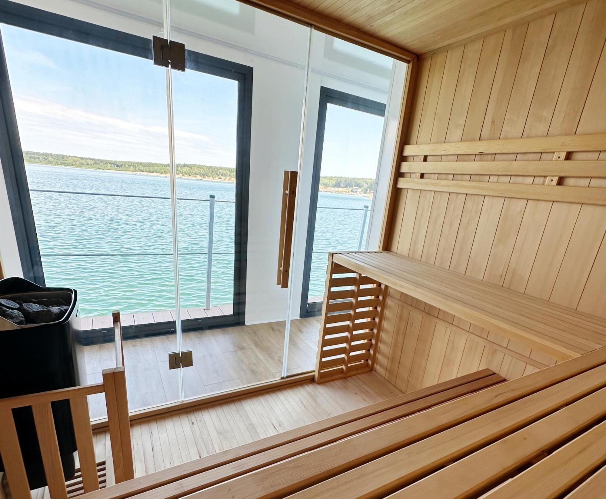 Schwimmendes Ferienhaus Sky Elsterheide المظهر الخارجي الصورة