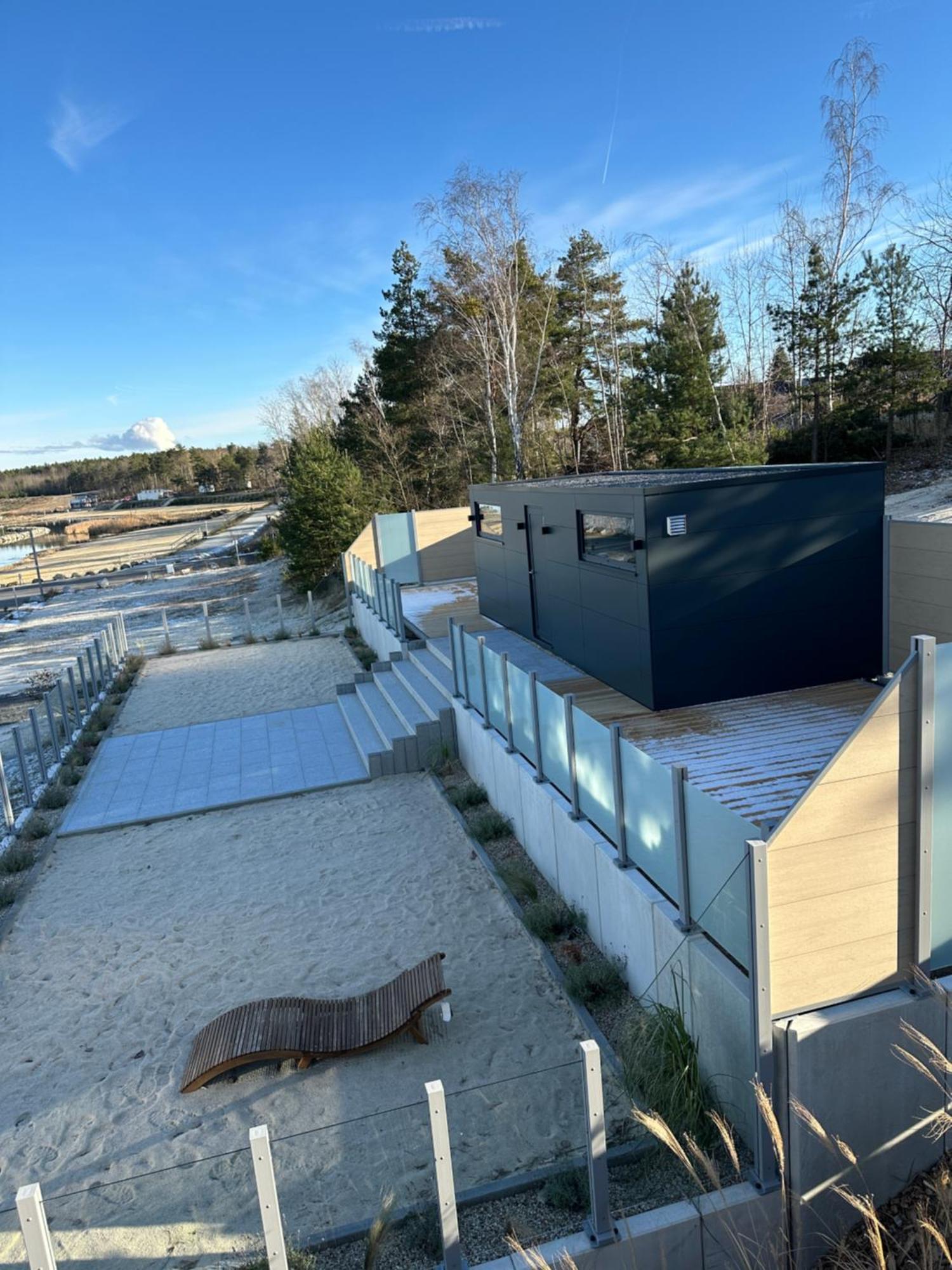 Schwimmendes Ferienhaus Sky Elsterheide المظهر الخارجي الصورة
